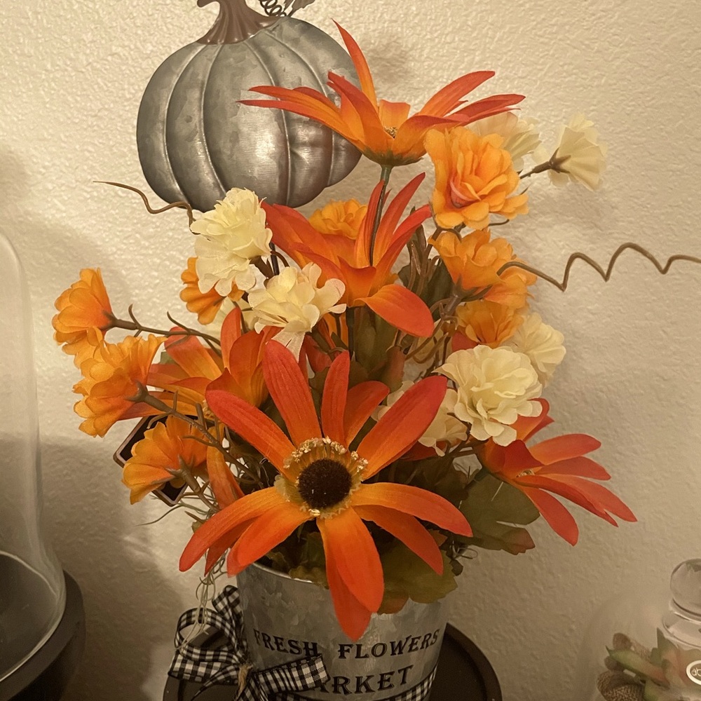 Fall Decor Floral Arrangement